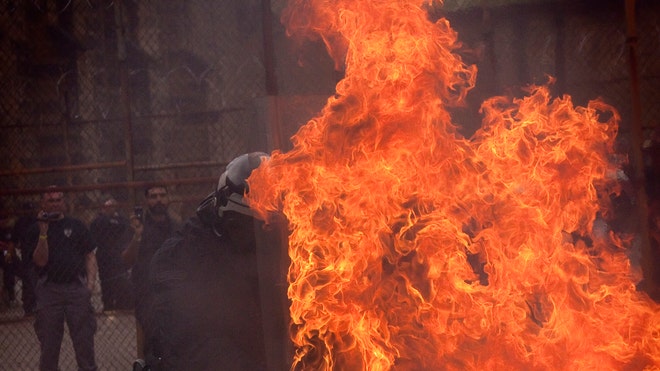 2011 mock prision riot 2.jpg